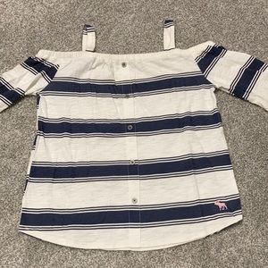 Girls long sleeve off the shoulder